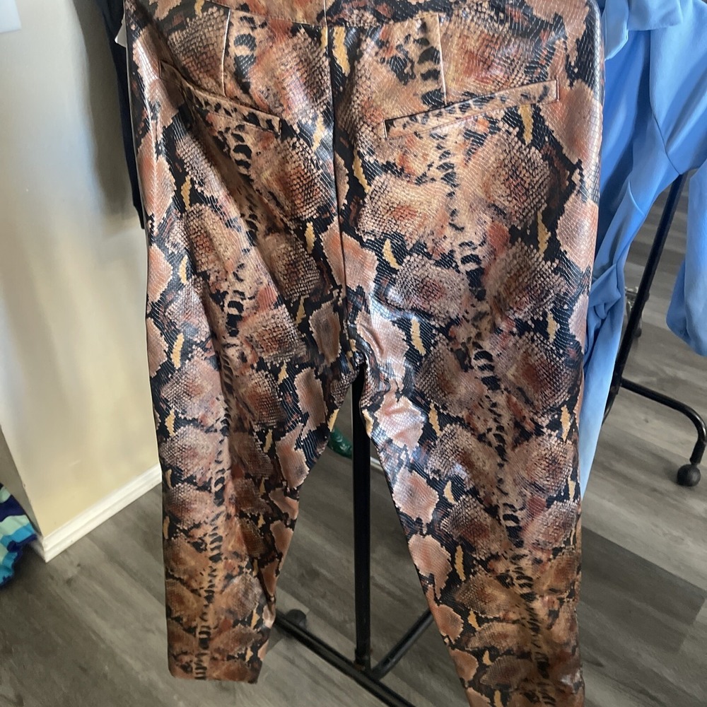 Rony Kobo Snake Print Pants Size Small - Picture 8 of 10